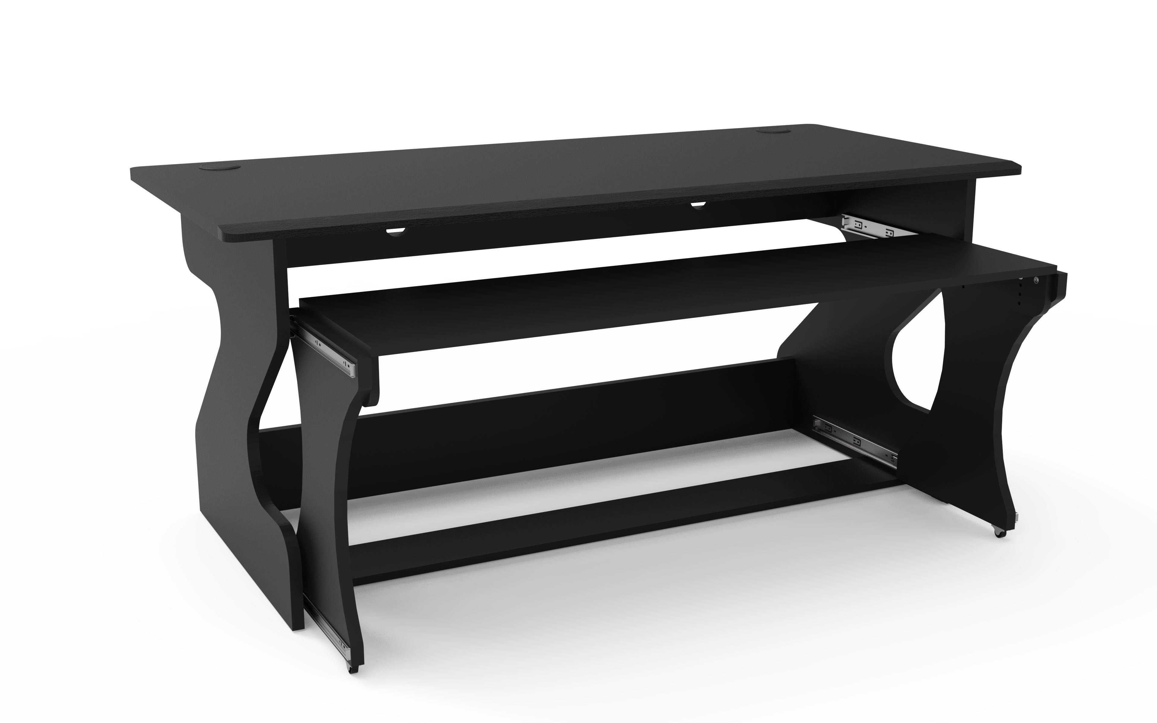 Zaor Miza Z Flex — ruim studio desk met 40kg keyboard‑lade – Studio ...